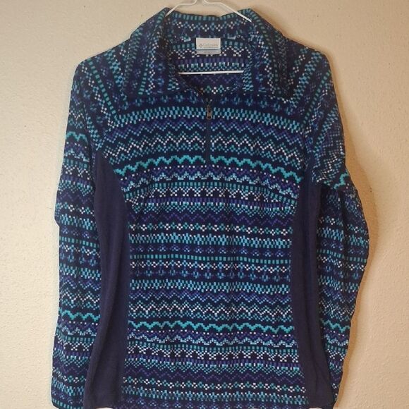 Columbia Patterned Fleece size medium - Picture 1 of 6